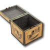 View of the interior of the Belgian Spa Tea Caddy