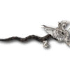 Side view of the Overview of the Dragon Table Lighter Gifted to Earnest 'Bee' Edwards
