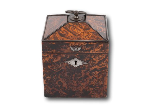 Front overview of the Mulberry Tea Caddy