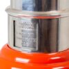 Close up of the Orange Blossom recipe on The Master Incolor Red Cocktail Shaker