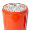 Close up of the strainer located in the body of the Master Incolor Red Cocktail Shaker