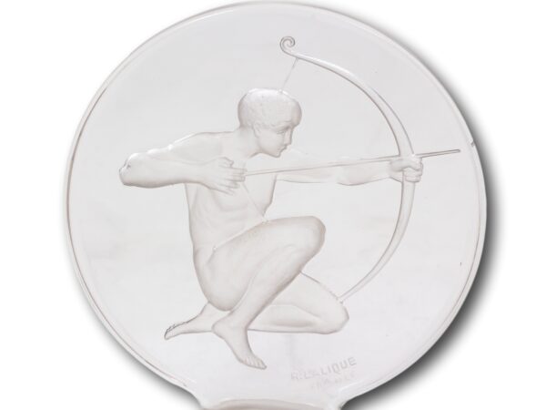 Close up of the Original Rene Lalique Archer Car Mascot