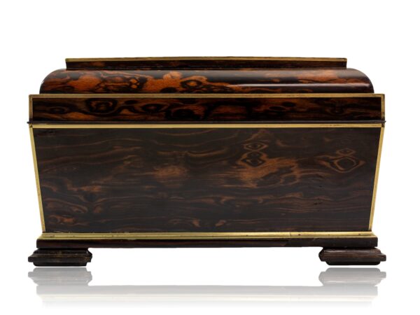 Side of the Coromandel Inlaid Sewing Box John Turrill