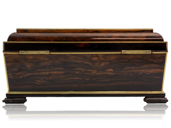 Rear of the Coromandel Inlaid Sewing Box John Turrill