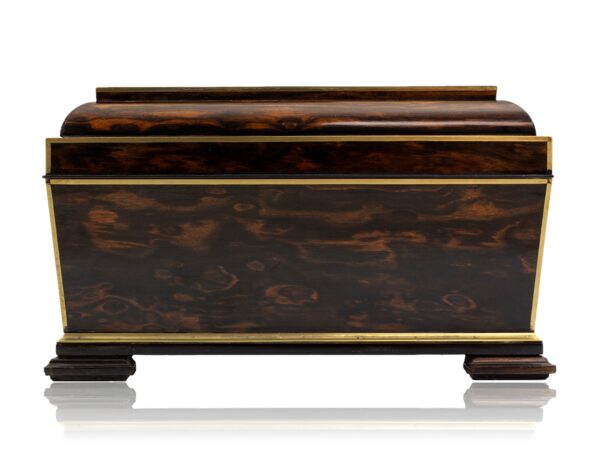 Side of the Coromandel Inlaid Sewing Box John Turrill