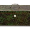 Front overview of the Green Tortoiseshell Tea Caddy