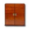 Front of the Mahogany Double Opening Apothecary Box
