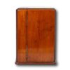 Side of the Mahogany Double Opening Apothecary Box