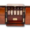Front overview of the Mahogany Double Opening Apothecary Box with the doors open