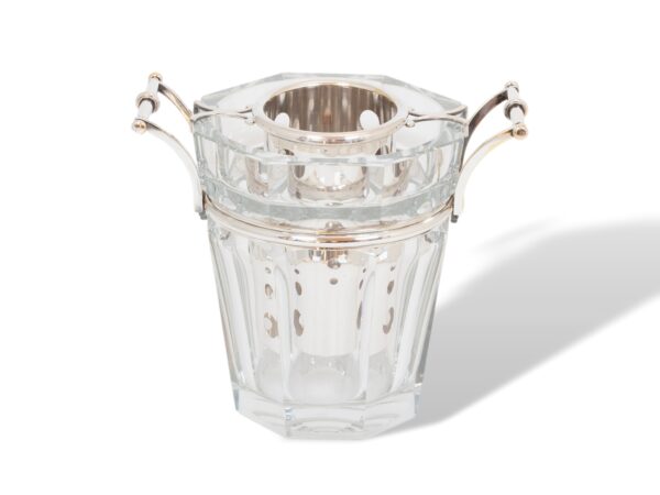 Overview of the Baccarat Crystal Champagne Cooler with liner