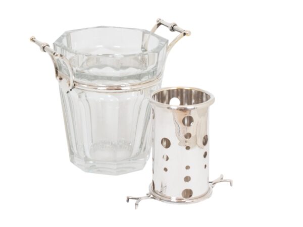 Baccarat Crystal Champagne Cooler with liner removed