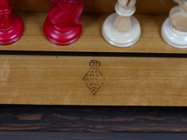 Close up of the registration kite mark inside the Coromandel Games Box Compendium Betjemann Rodrigues
