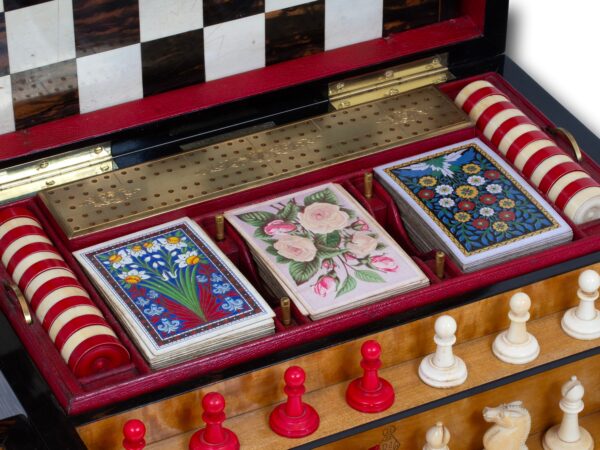 View of the top tray in the Coromandel Games Box Compendium Betjemann Rodrigues