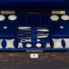 Close up of the tool tray in the Coromandel Sewing Box Lund