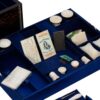 Close up of various accessories from the Coromandel Sewing Box Lund