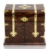 Front overview of the Feathered Burr Walnut Decanter Box Betjemann Kenneth