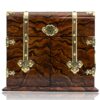 Front of the Feathered Burr Walnut Decanter Box Betjemann Kenneth