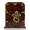 Side of the Feathered Burr Walnut Decanter Box Betjemann Kenneth