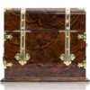 Rear of the Feathered Burr Walnut Decanter Box Betjemann Kenneth