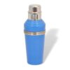 Front of the Master Incolor Art Deco Blue Cocktail Shaker