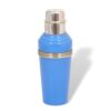 Side of the Master Incolor Art Deco Blue Cocktail Shaker