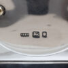 Close up of the Saunders and Shepard hallmarks on the Rolls Royce Novelty Silver Desk Barometer