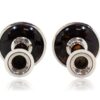 Above view of the Silver and Tortoiseshell Candlesticks Henry Matthews