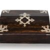 Front of the Coromandel Silver Mounted Writing Box Betjemann