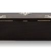 Rear of the Coromandel Silver Mounted Writing Box Betjemann