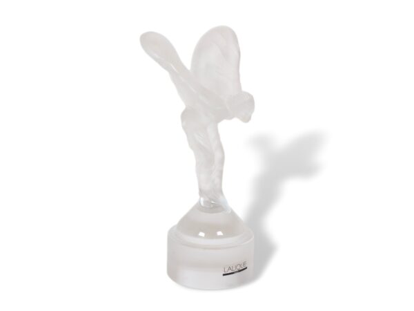 Front overview of the Lalique Spirit of Ecstasy Limited Edition Car Mascot