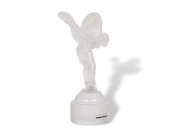 Front overview of the Lalique Spirit of Ecstasy Limited Edition Car Mascot