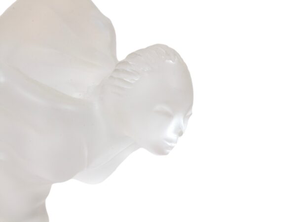 Close up of the Lalique Spirit of Ecstasy Limited Edition Car Mascot
