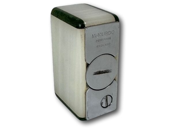 Base of the McMurdo Onyx and Malachite Table Lighter
