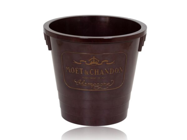 Front of the Moet & Chandon Art Deco Bakelite Champagne Bucket