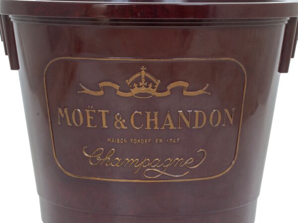 Close up of the Moet & Chandon Art Deco Bakelite Champagne Bucket