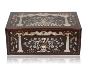 Front of the Inlaid Writing Box Hausburg