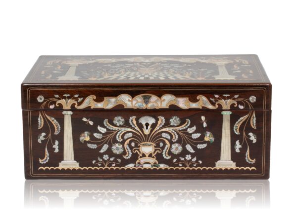 Front of the Inlaid Writing Box Hausburg