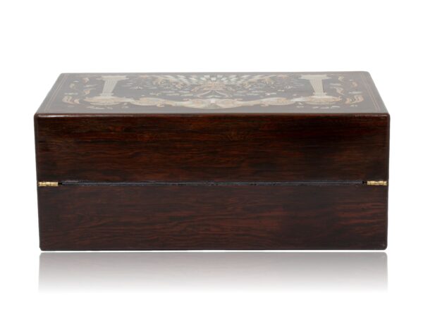 Rear of the Inlaid Writing Box Hausburg