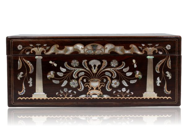 Front of the Inlaid Writing Box Hausburg