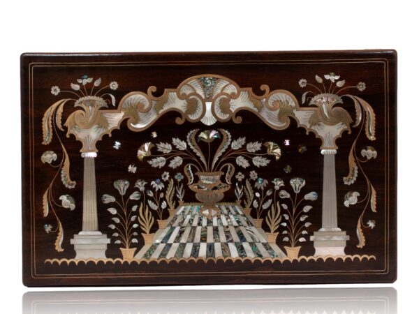 Lid of the Inlaid Writing Box Hausburg