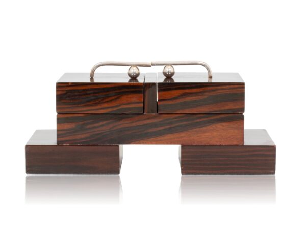 Rear of the Macassar Ebony Cigarette Box