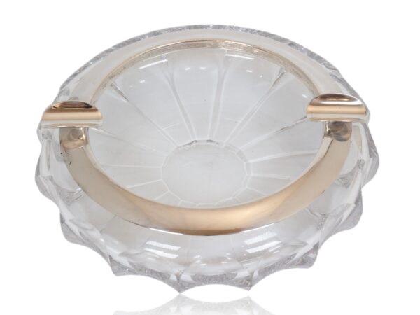 Overview of the Glass Silver Mounted Cigar Ash Tray