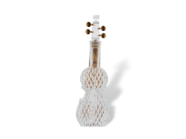 Rear of the Novelty Glass Cello Decanter